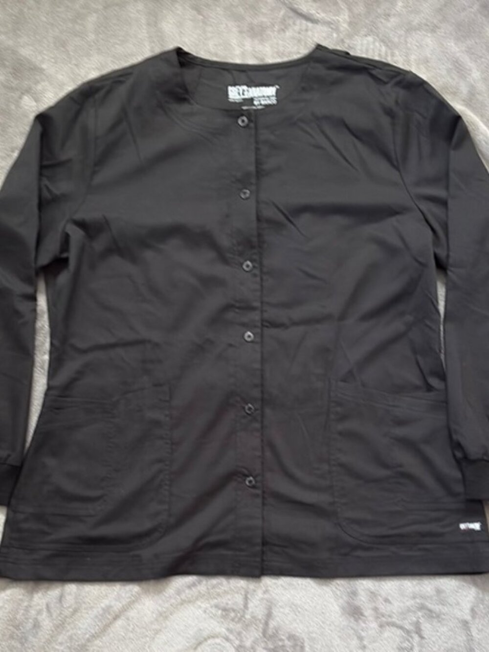 Gray's Anatomy Black Jacket Scrubs M